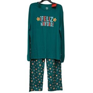 Wondershop Feliz Navidad Holiday Family Pajama PJ Set NEW Size Large